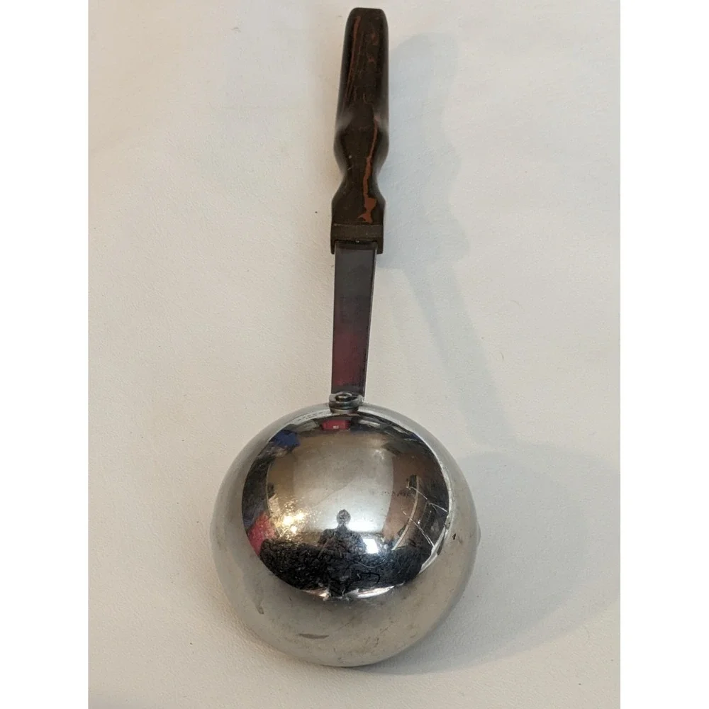Cutco Soup Ladle No 15 Kitchen Utensil Classic Brown Handle Stainless USA